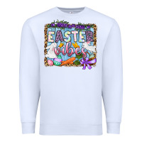 White Easter vibes Premium Sweatshirt - OliviaCreatesArt