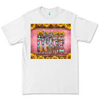 White mama llama sunflowers Premium Tee - LillyAllenDesigns