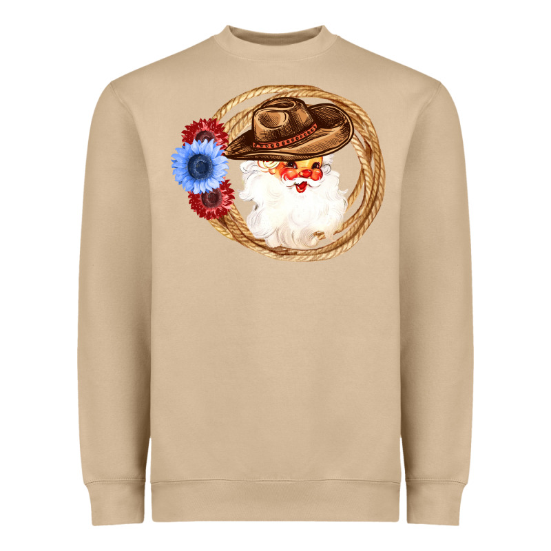 Cowboy Santa Heavyweight Sweatshirt by Bettercallsaul | Teevron