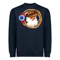 Navy Cowboy Santa Heavyweight Sweatshirt - Bettercallsaul