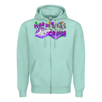 Seafoam mardi gras cruise Zipper Hoodie - CowGirlArtShop