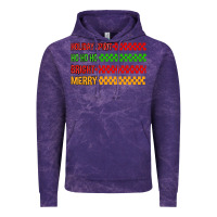 Cloud Purple holiday spirit hohoho bright merry Vintage Hoodie - MaliasSmallBusiness
