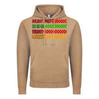 Vintage Coffee holiday spirit hohoho bright merry Vintage Hoodie - MaliasSmallBusiness