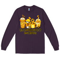 Plum childhood cancer awareness coffee Long Sleeve Tee - Jasminsmagicworld