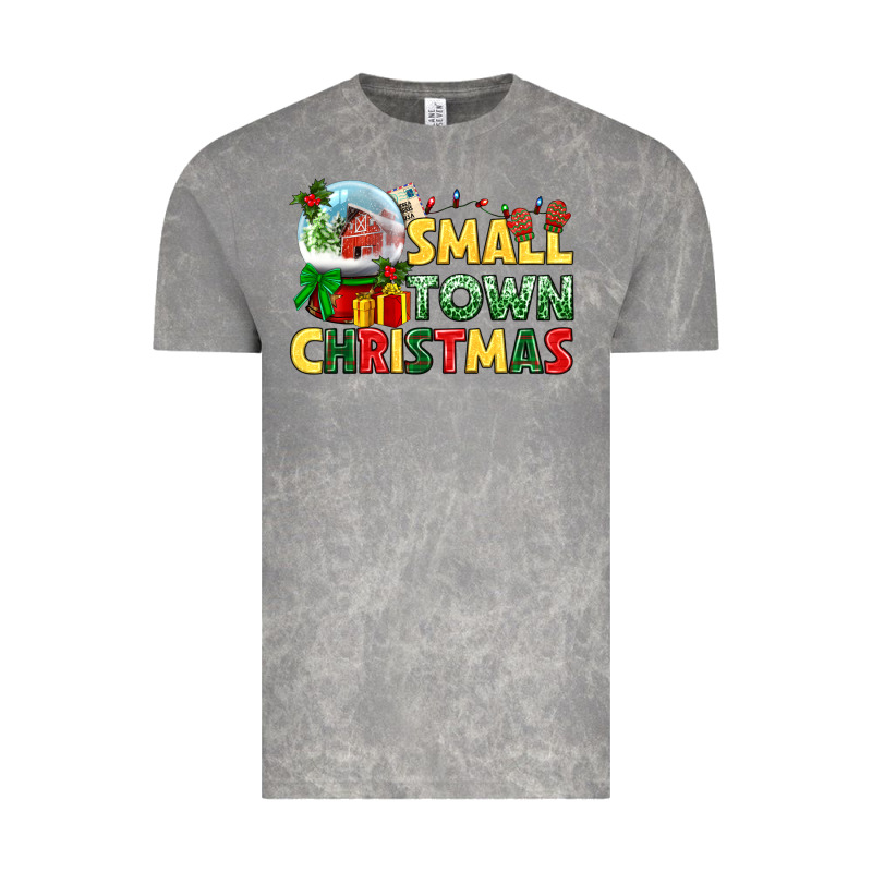 Small Town Christmas Vintage Tee by NancyCooperArtShop | Teevron