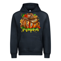 Navy Hello Pumpkin Urban Hoodie - CowhideDigitalArt