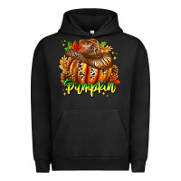 Pigment Black Hello Pumpkin Urban Hoodie - CowhideDigitalArt