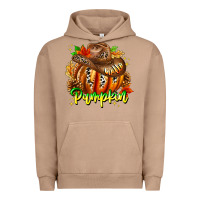 Pigment Burro Hello Pumpkin Urban Hoodie - CowhideDigitalArt