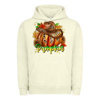 Pigment Pistachio Hello Pumpkin Urban Hoodie - CowhideDigitalArt
