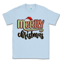 Dusty Blue merry christmas Classic Tee - MaliasSmallBusiness