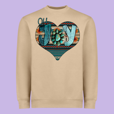 Joy Christmas Heavyweight Sweatshirt Designed By Bettercallsaul