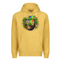 Antique Gold St. Patrick's Shamrock farm Premium Hoodie - CowGirlArtShop