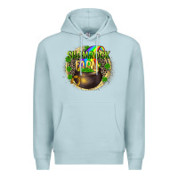 Blue Mist St. Patrick's Shamrock farm Premium Hoodie - CowGirlArtShop
