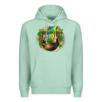 Seafoam St. Patrick's Shamrock farm Premium Hoodie - CowGirlArtShop