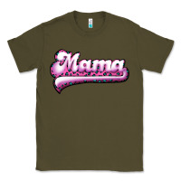 Army Green Mama Leopard Classic Tee - RanaPortraitStore