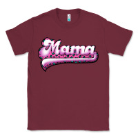 Burgundy Mama Leopard Classic Tee - RanaPortraitStore