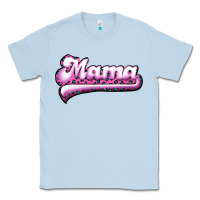 Dusty Blue Mama Leopard Classic Tee - RanaPortraitStore