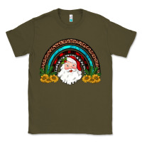 Army Green santa rainbow Classic Tee - JahusDesignShop