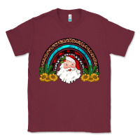 Burgundy santa rainbow Classic Tee - JahusDesignShop