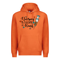 Carrot nursing i̇s a work of heart Premium Hoodie - JahusDesignShop