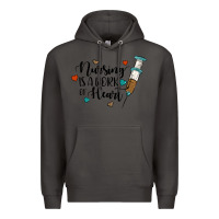 Smoke nursing i̇s a work of heart Premium Hoodie - JahusDesignShop