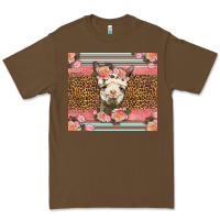 Cacao llama and roses glitter Premium Tee - LillyAllenDesigns