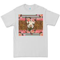 Dove Grey llama and roses glitter Premium Tee - LillyAllenDesigns