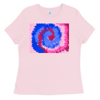 Bubblegum Pink tie dye background colourful leopard 3200x2400 Ladies Tee - AdoDesignShop
