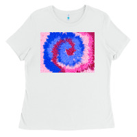 White tie dye background colourful leopard 3200x2400 Ladies Tee - AdoDesignShop
