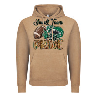 Vintage Coffee small town big pride green Vintage Hoodie - MaliasSmallBusiness