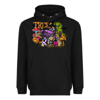 Black trick rawr treat Heavyweight Hoodie - FaDigitalArtStudio