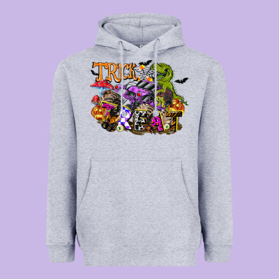 Trick Rawr Treat Heavyweight Hoodie Designed By Fadigitalartstudio