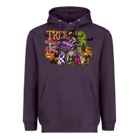 Plum trick rawr treat Heavyweight Hoodie - FaDigitalArtStudio