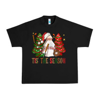 Black tis' the season baseball christmas cakes bbs Urban Heavy Tee - BundleAndBundleShop