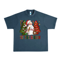 Midnight Navy tis' the season baseball christmas cakes bbs Urban Heavy Tee - BundleAndBundleShop