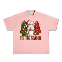 Salmon tis' the season baseball christmas cakes bbs Urban Heavy Tee - BundleAndBundleShop