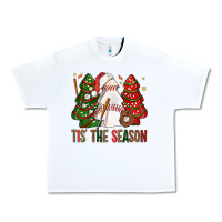 White tis' the season baseball christmas cakes bbs Urban Heavy Tee - BundleAndBundleShop