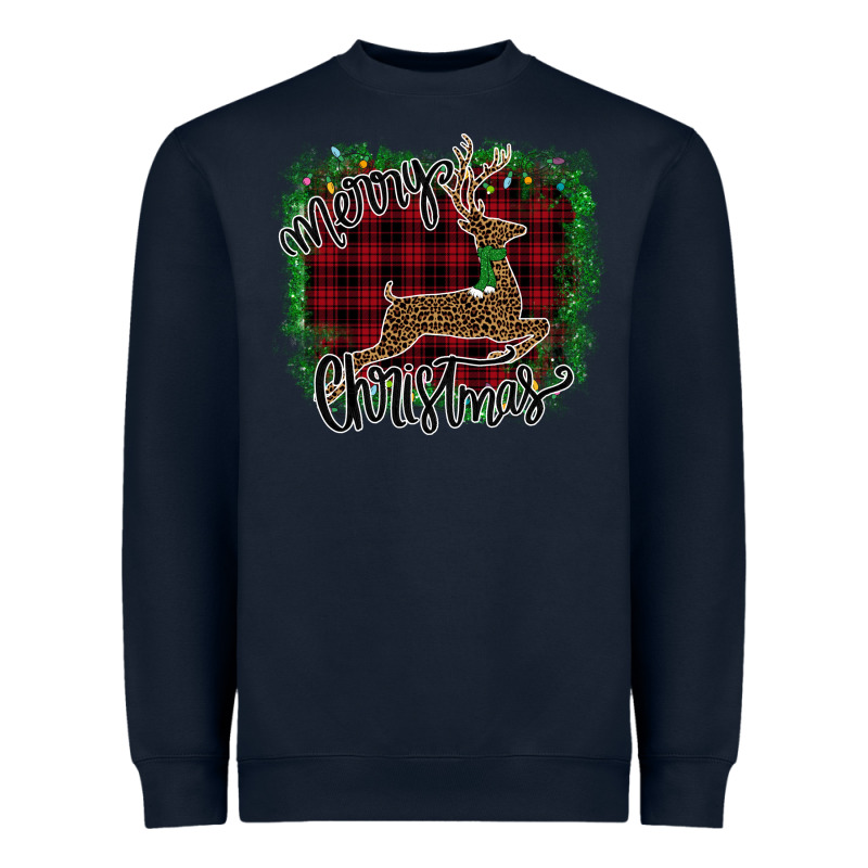 Merry Christmas Deer Heavyweight Sweatshirt by Bettercallsaul | Teevron
