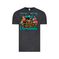 Vintage Black merry christmas Vintage Tee - JahusDesignShop