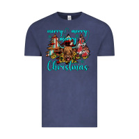 Vintage Denim merry christmas Vintage Tee - JahusDesignShop
