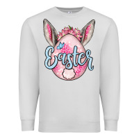Dove Grey Easter egg Premium Sweatshirt - OliviaCreatesArt