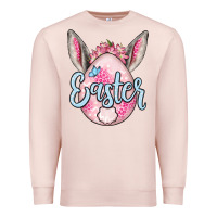 Pale Pink Easter egg Premium Sweatshirt - OliviaCreatesArt