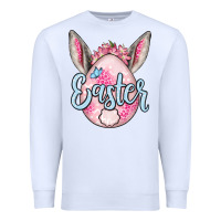 White Easter egg Premium Sweatshirt - OliviaCreatesArt