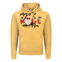 Vintage Mustard merry race mas Vintage Hoodie - MaliasSmallBusiness