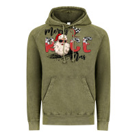 Vintage Olive merry race mas Vintage Hoodie - MaliasSmallBusiness