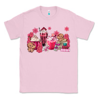 Bubblegum Pink pink gingerbread coffee Classic Tee - MaliasSmallBusiness