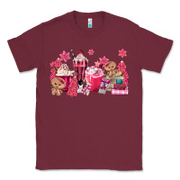 Burgundy pink gingerbread coffee Classic Tee - MaliasSmallBusiness