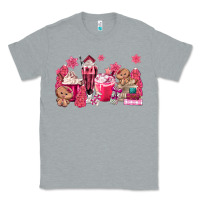 Heather Grey pink gingerbread coffee Classic Tee - MaliasSmallBusiness