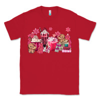 Red pink gingerbread coffee Classic Tee - MaliasSmallBusiness