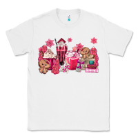 White pink gingerbread coffee Classic Tee - MaliasSmallBusiness